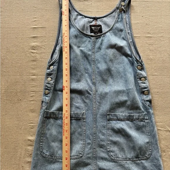 Vintage 90s Denim Dress - Picture 9 of 11